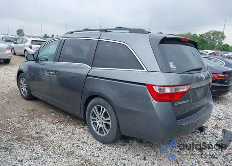 2011 Honda Odyssey Ex-L из США, поврежденный, VIN 5FNRL5H67BB001719
